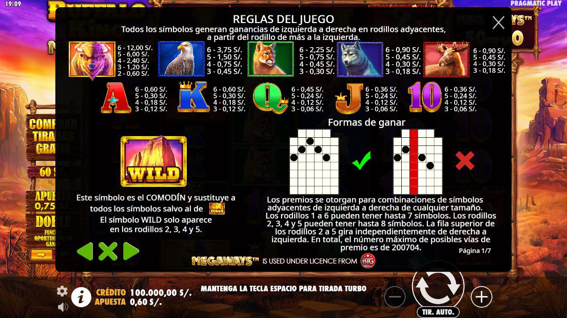 Buffalo King Megaways Tragamonedas Online